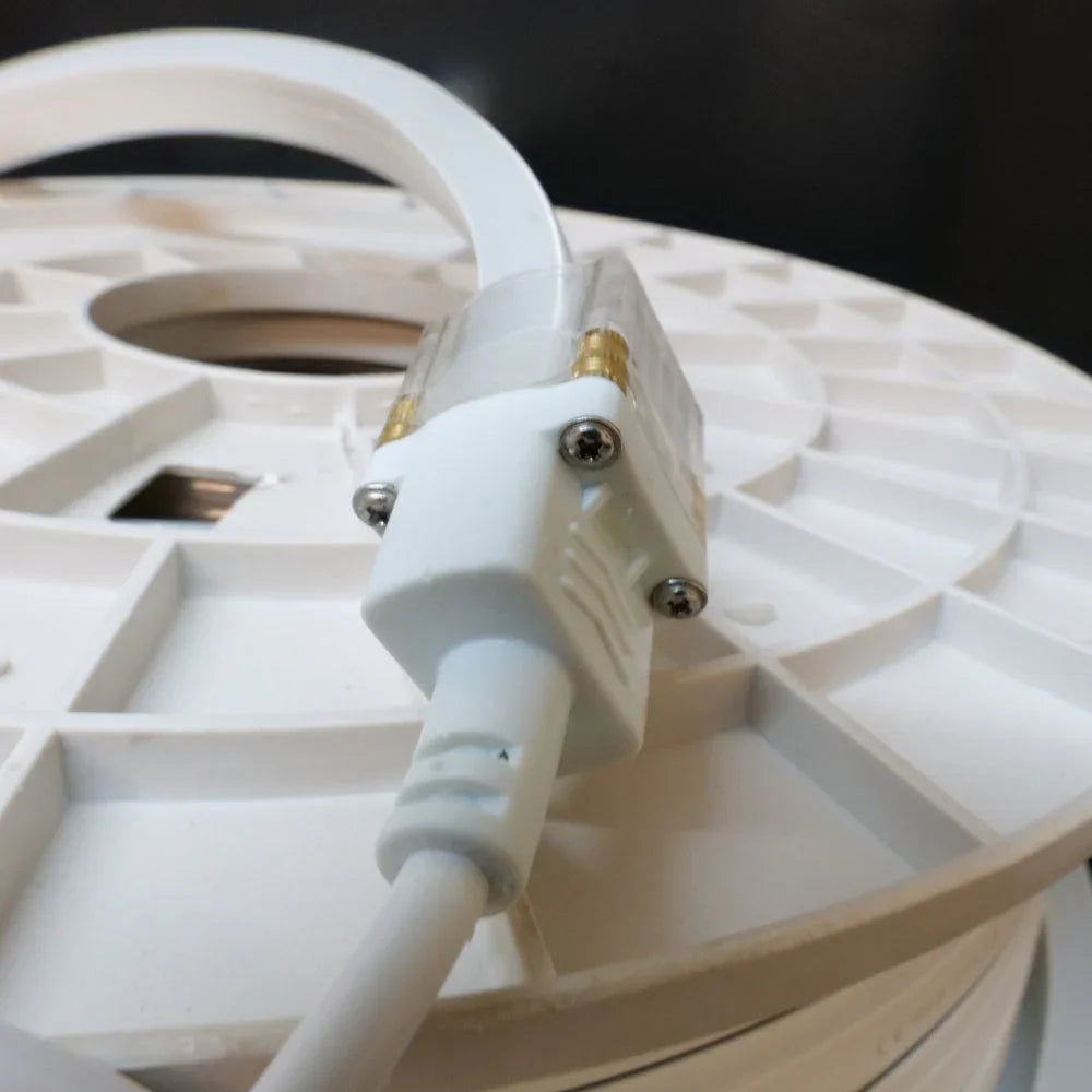 Cool White Neon Flex 6000K 48V 10x20mm IP67 Waterproof 50m