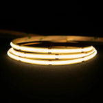Extra Long Warm White 3000K COB LED Strip 48V 480LEDs/m IP20 30 metre