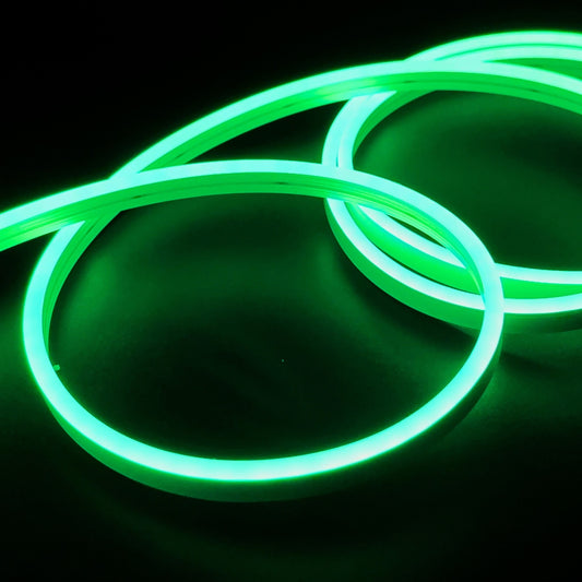 Mini Green LED Neon Flex 12V 6x12mm 120LED/m IP65 Waterproof 1cm Cut - ATOM LED