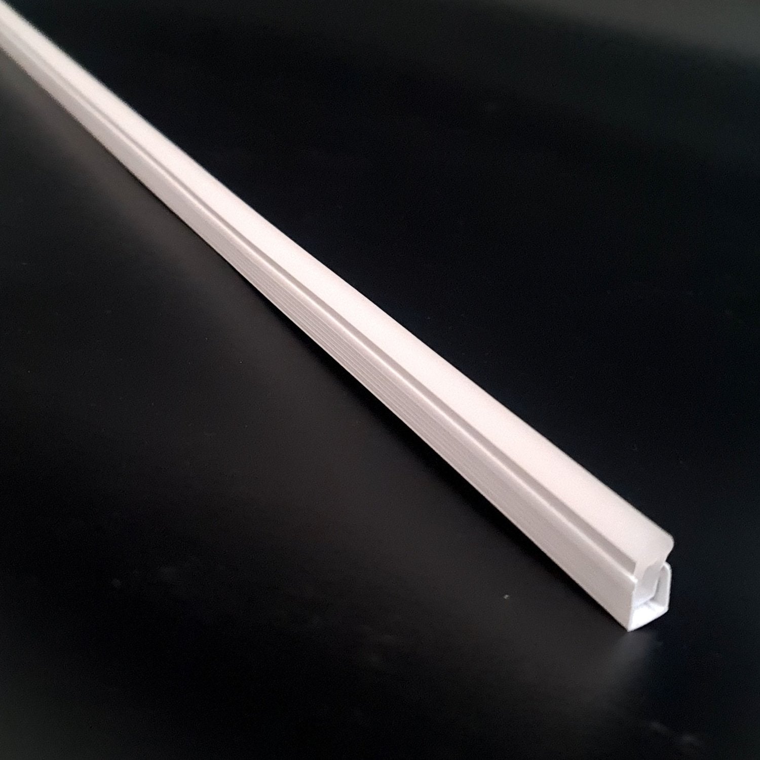 Rigid PVC, per foot Mounting Track (Channel Type) for Neon LED