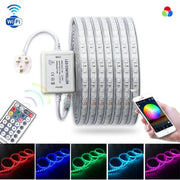 RGB LED Strip Light 220V 240V 60LEDs/m IP67 Waterproof WIFI App Control work with Google & Alexa - ATOM LED