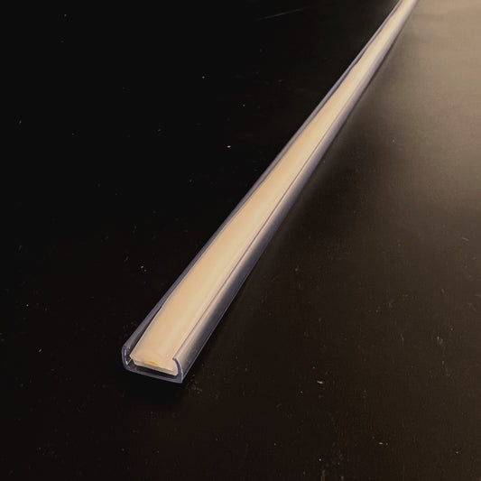 COB LED Strip Clear PVC Plastic Profile 1 Metre - ATOM LED