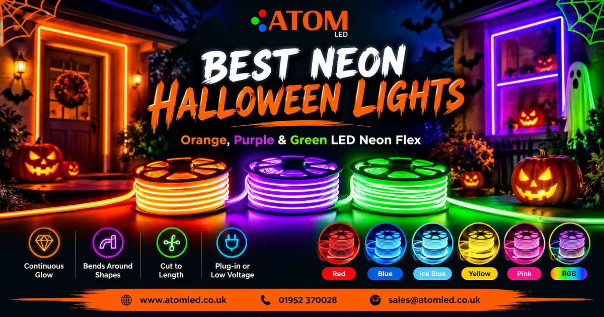 Best Neon Halloween Lights: 9 Plug-In LED Neon Flex Colours