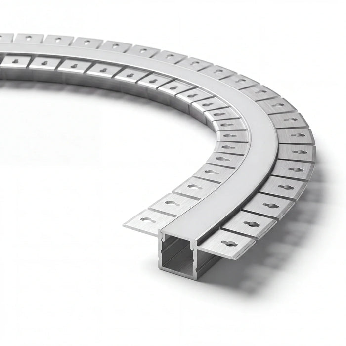 Bendable Plaster in Aluminium Profile For LED Strip 2 & 3 Metre