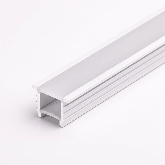 Flexible silicone LED strip profile cover diffusers for curved runs
