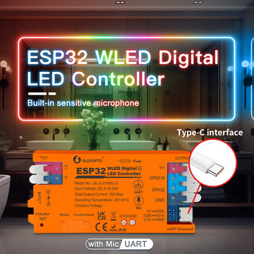 Smart Gledopto LED controllers for RGB, RGBW & CCT lighting. Zigbee compatible, smooth dimming, 12V & 24V systems. Supplied by ATOM LED.