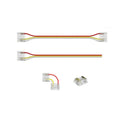 12mm 3-Pin Connectors Kit for RGB IC SPI COB LED Strip Light IP20 — ATOM LED