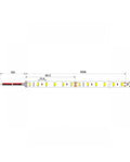 Blue LED Strip Light 12V 240 LEDs/m 1200 LEDs IP20 Non Waterproof 5 Metre Strip - ATOM LED