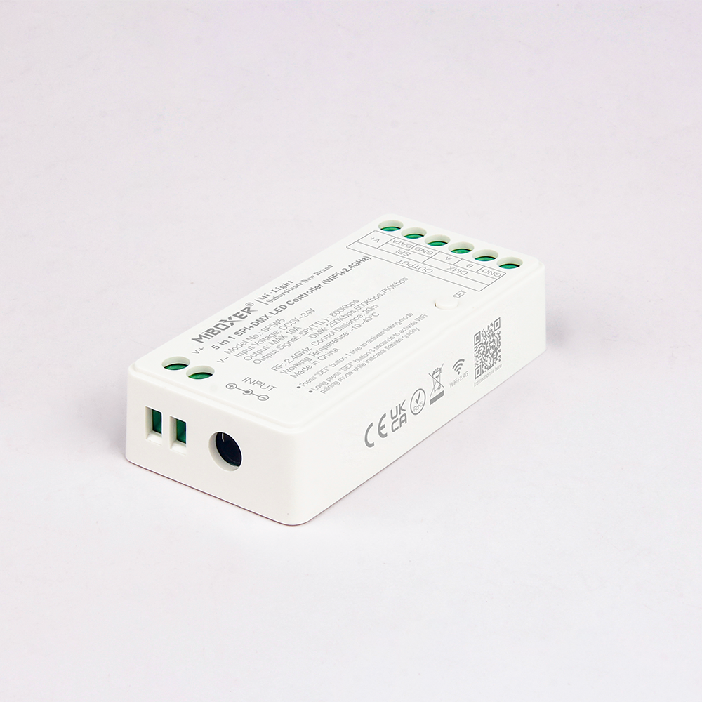 Miboxer 5 in 1 SPI+DMX LED Controller (WiFi+2.4G) SPIW5