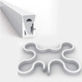 Silicone LED Neon Flex Diffuser Body for LED Strip 12x20mm - ATOM LED