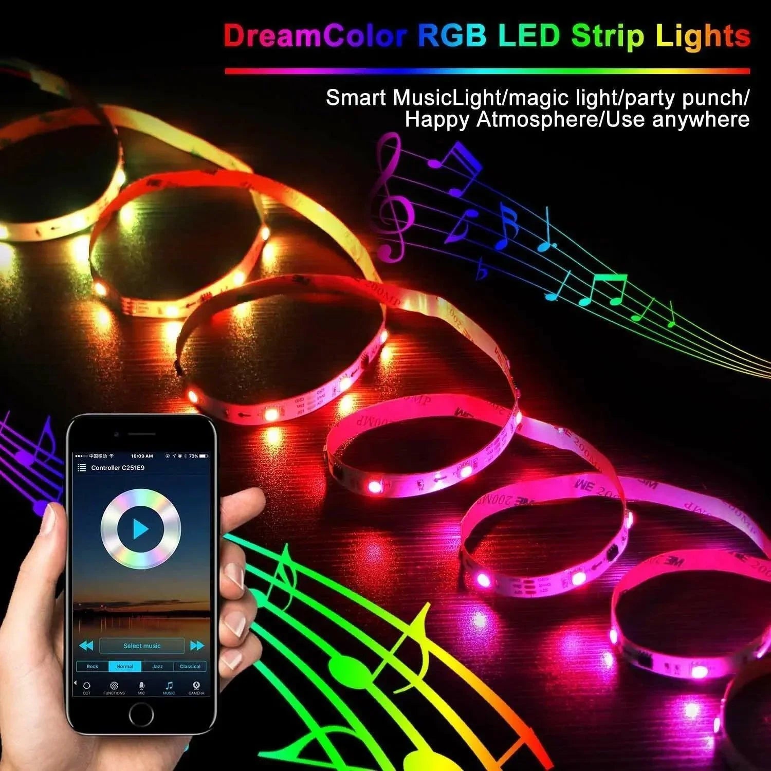 Magic Home Digital Pixel RGB Controller 12V/24V WiFi Pixel Controller for WS2811 WS2812 - ATOM LED