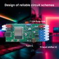 GLEDOPTO ESP32 WLED Digital LED Controller with 4 Channel With Mic/UART WIFI GL-C-017WL-D — ATOM LED