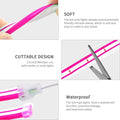 Pink LED Neon Flex DC 12V IP65 Waterproof 8x16mm 120 LEDs/M - ATOM LED