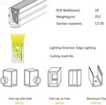 Silicone LED Neon Flex Diffuser Body for LED Strip 12x20mm - ATOM LED