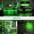 Mini Green LED Neon Flex 6x12mm 12V 120LEDs/m IP65 Waterproof 2.5cm Kit - ATOM LED