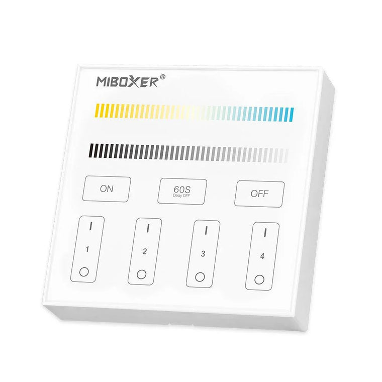 Miboxer B2 Wall Mount 4-Zone Panel Remote CCT — ATOM LED