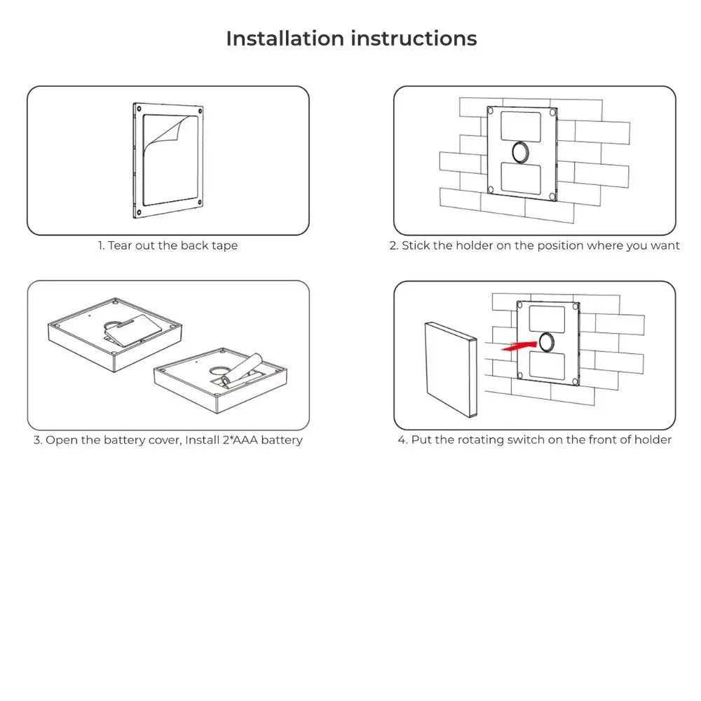 Miboxer B0 Wall Mount Panel Remote RGB+CCT