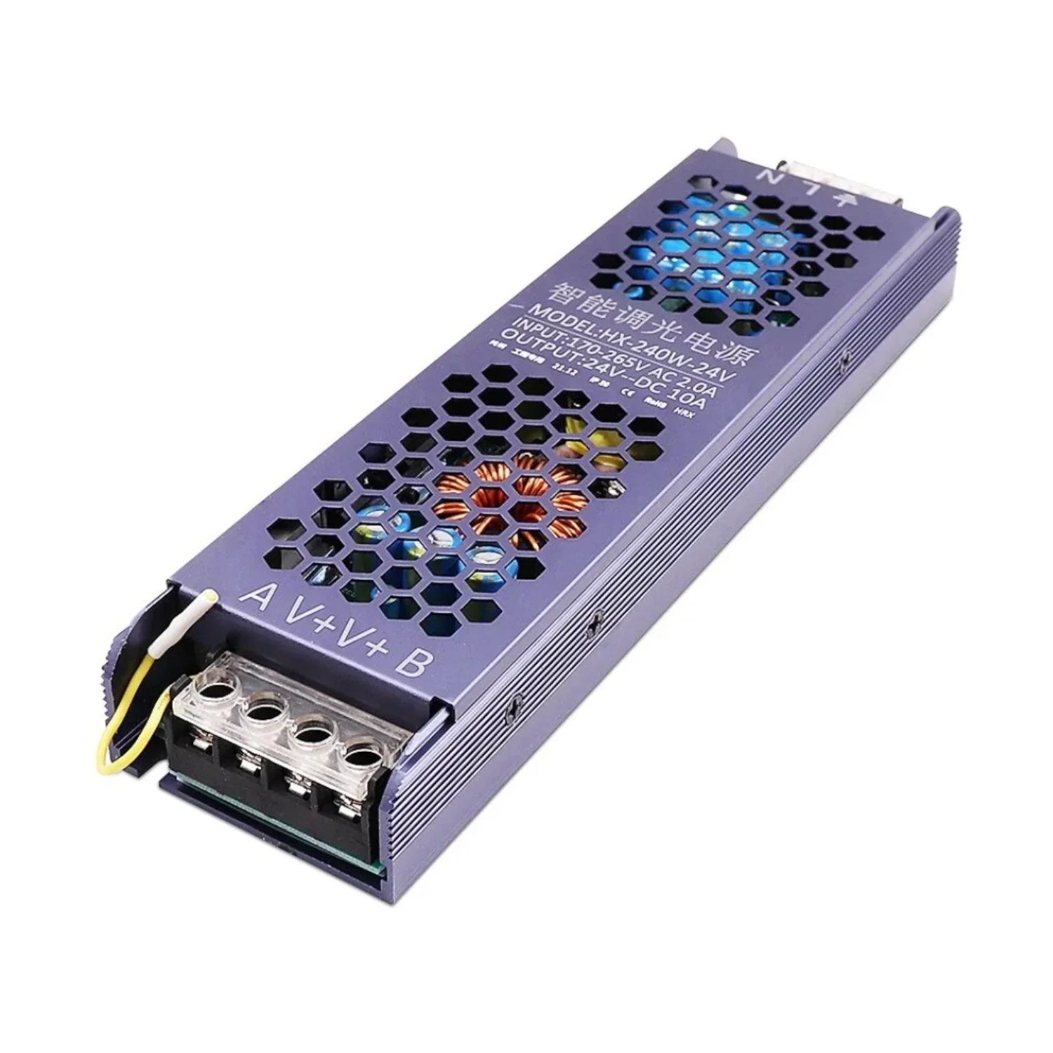 CCT LED Strip Dimmable Power Supply 24V Transformer with Dimmer 120W 450W LED Driver Bluetooth APP Control WW+CW - ATOM LED