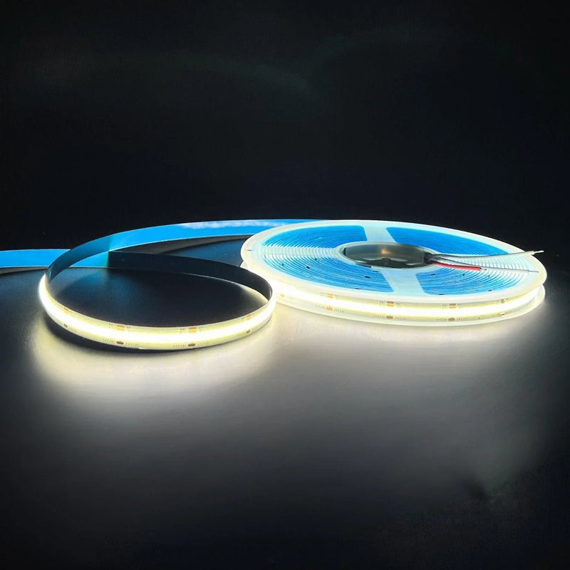 CCT Seamless COB LED Strip 24V 780 LEDs/m IP20 Waterproof WW+CW 10 Metre Kit - ATOM LED