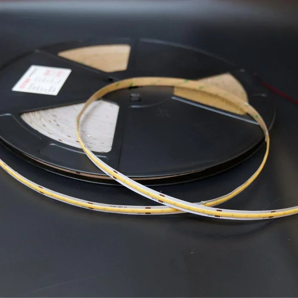 Ultra Long Warm White 3000K COB LED Strip 48V 480LEDs/m IP20 30M