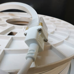 Warm White LED Neon Flex 24V 10x20mm IP68 Waterproof 20m