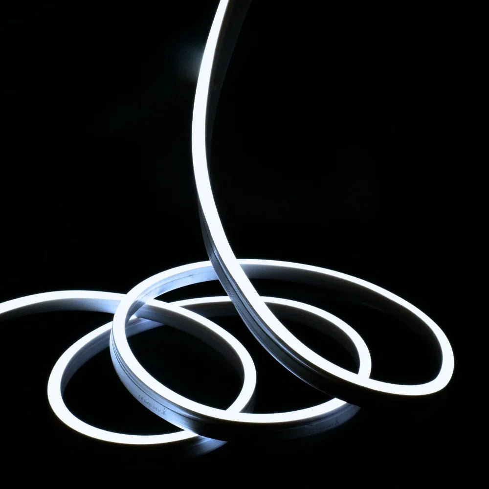 Extra Long Natural White Neon Flex 4000K 48V 10x20mm IP67 50m – ATOM LED
