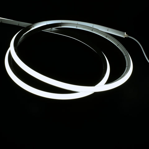 Cool White 6000K 10x10mm Dual Bend Neon Flex 24V IP67 | ATOM LED