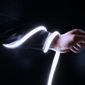 Cool White 6000K 10x10mm dual bend neon flex pre-soldered tail with connector