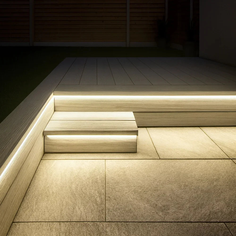 Natural White 4000K — 6x12mm IP67 Decking 48V 10cm Cut | IP67 Waterproof Outdoor LED Neon Flex (alternate view 1)