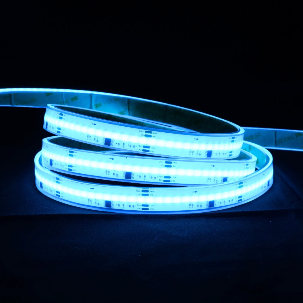 Digital Pixel RGB CCT COB Strip 24V IP68 Waterproof 840 LEDs/m WS2805