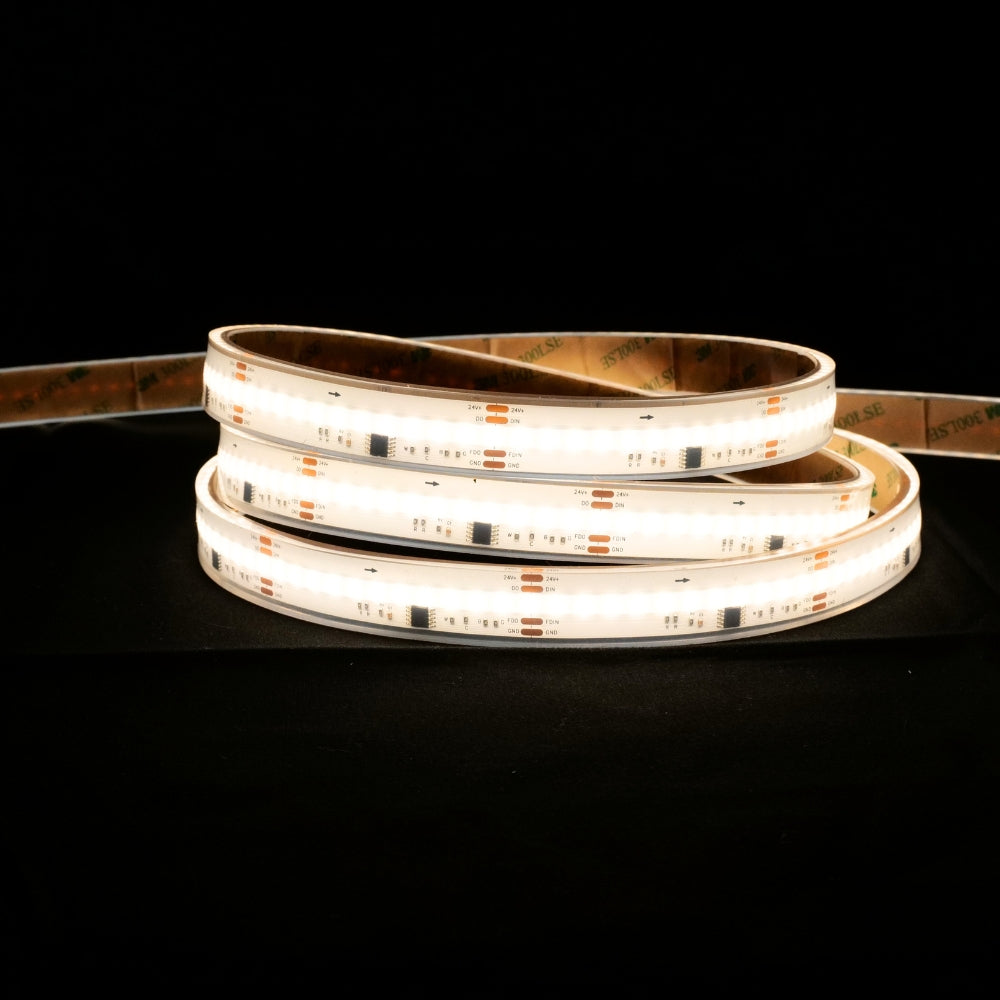 Digital Pixel RGB CCT COB Strip 24V IP68 Waterproof 840 LEDs/m WS2805