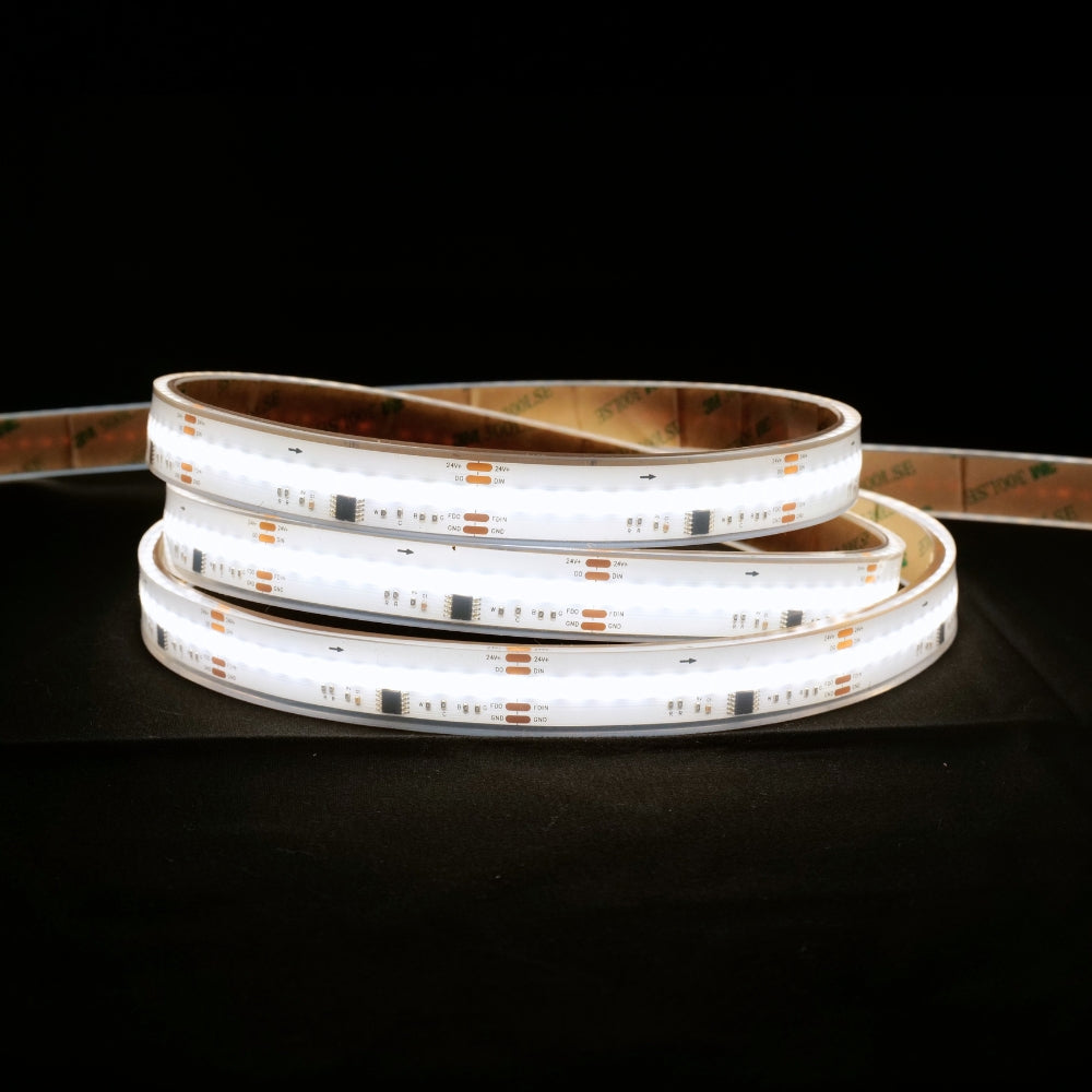 Digital Pixel RGB CCT COB Strip 24V IP68 Waterproof 840 LEDs/m WS2805