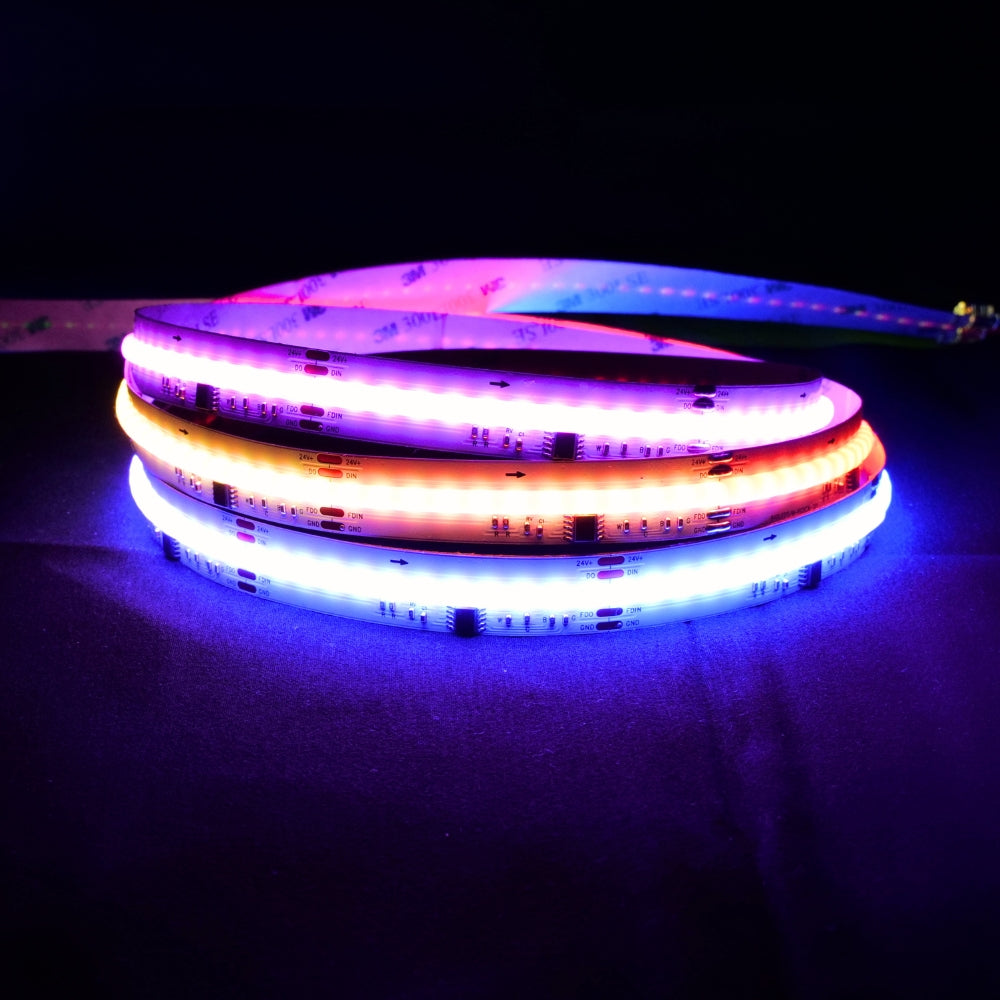 Digital Pixel RGB CCT COB Strip 24V IP68 Waterproof 840 LEDs/m WS2805