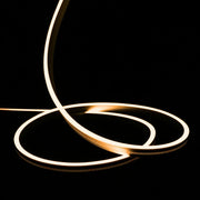 Decking Warm White 3000K 8x16mm IP67 LED neon flex 24V — outdoor garden step lighting