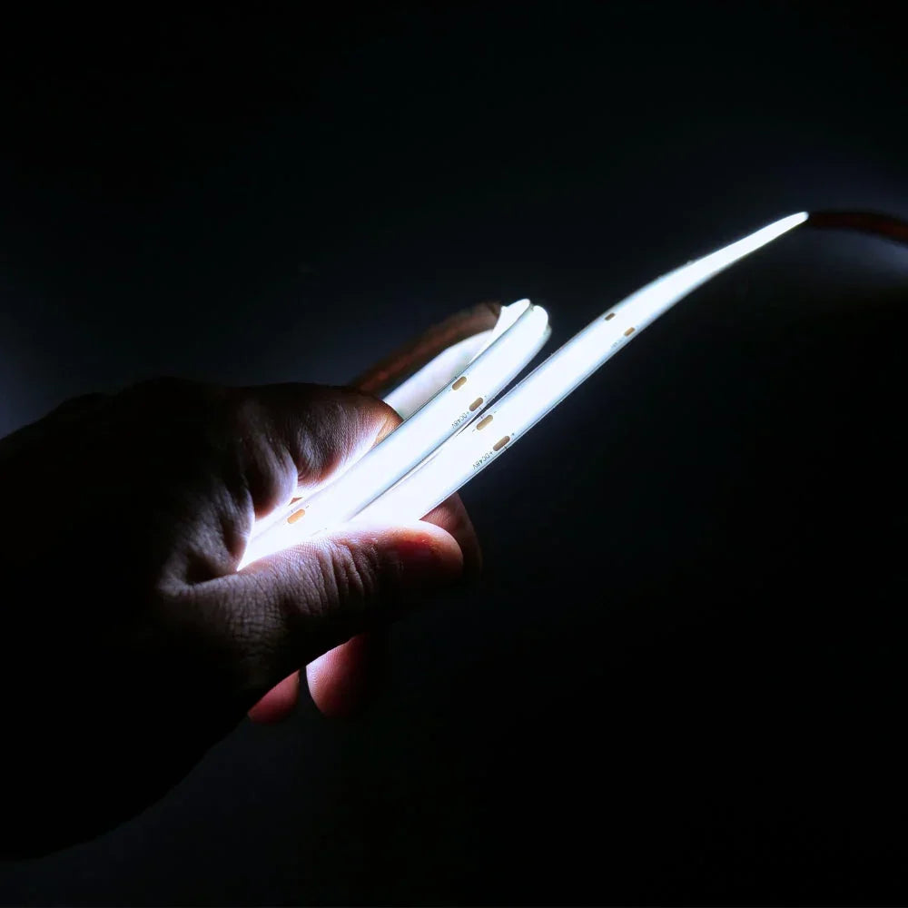 COB LED Strip Cool White 6000K 24V 352 LEDs/m IP20 5 Metre