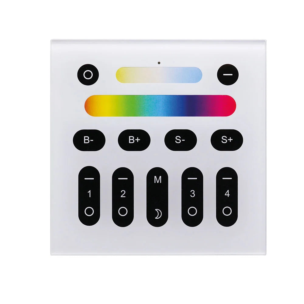 GLEDOPTO 2.4G wall switch for RGB / RGBW / RGBCCT lighting GL-W-003Z