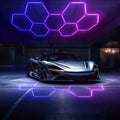 RGB Hexagrid LED Hexagon Ultrabright LED Multicolour Hex Lights - Eight Hex Grid - ATOM LED