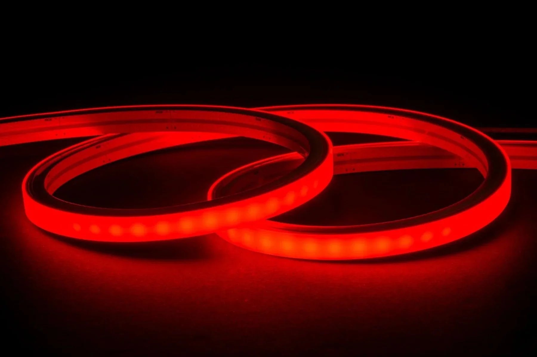 Red LED Neon Flex 220V 240V Top Bending 20cm Cutting IP65 with UK Plug - ATOM LED