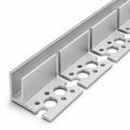 Illustration of the bendable 15x15mm LED Neon Flex tile-in aluminium profile with a segmented flange