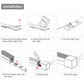 Black Silicone LED Neon Flex Tube Diffuser Body for LED Strip Light 5x13mm - ATOM LED