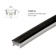 LED Strip Black Silicone Neon Flex Profile Cover Body Flexible Bendable