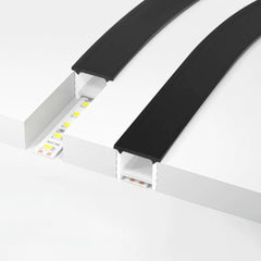 LED Strip Black Silicone Neon Flex Profile Cover Body Flexible Bendable 30x20mm