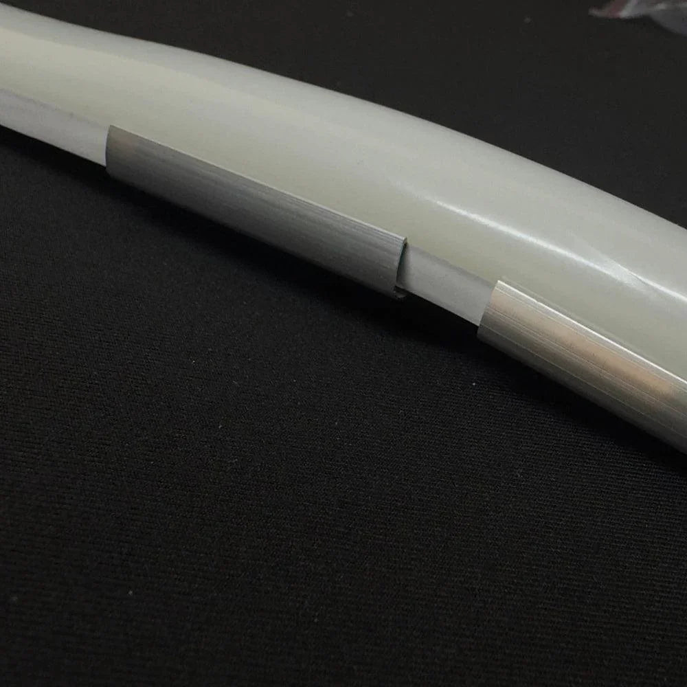 Led neon flex aluminium clips d shape 16x16mm