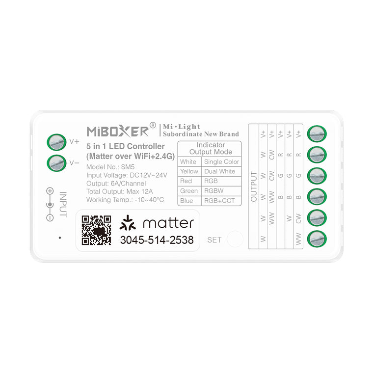 MiBoxer SM5 LED controller - product front view