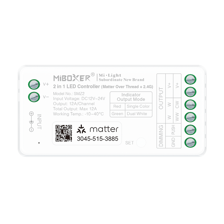 MiBoxer SMZ2 LED controller - product front view