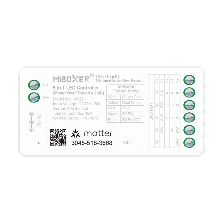 MiBoxer SMZ5 LED controller - product front view
