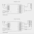 MiBoxer HW2 2 in 1 LED Controller (WiFi+2.4G) Output Max 30A 12V 48V — ATOM LED