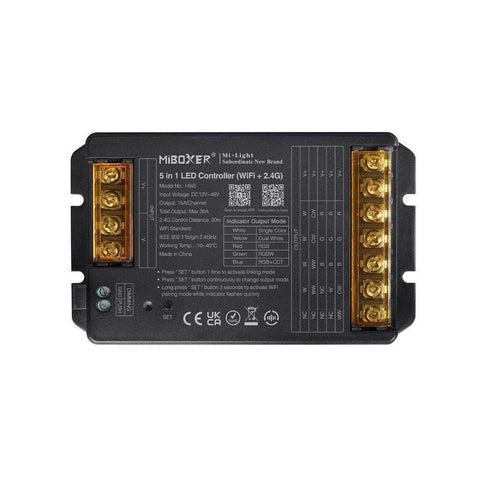MiBoxer HW5 5 In 1 WiFi Smart Strip LED Strip Dimmers Controller 12V-4 ...