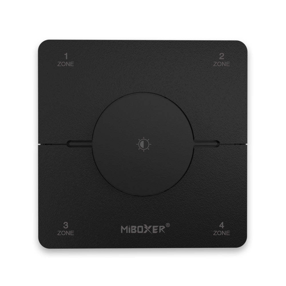 Miboxer K0S 4 Zone CCT rotating panel remote Black
