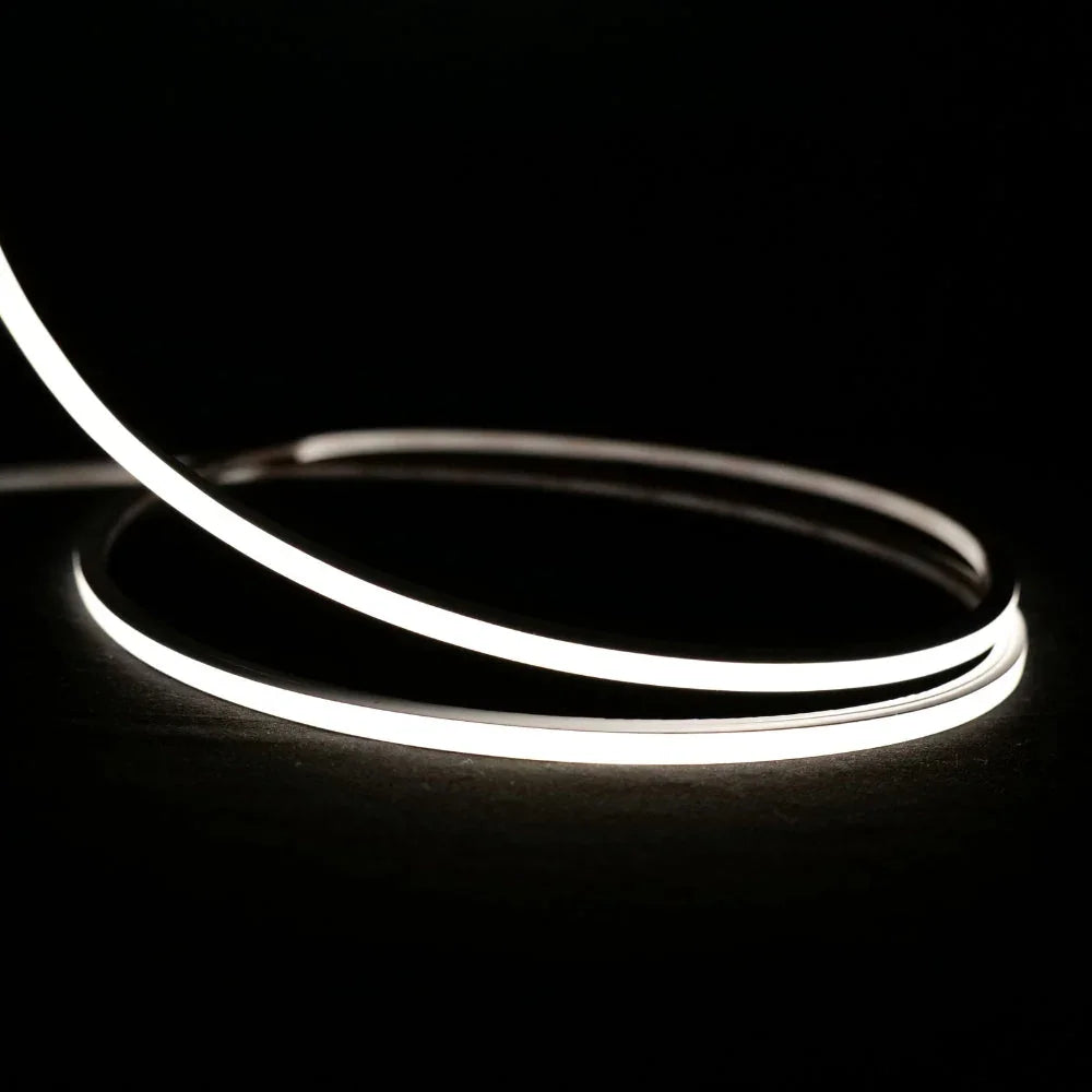  Micro Mini Natural White Neon Flex 4000K 24V Top Bend 4.5x4.5mm IP65 Waterproof 240LEDs/m